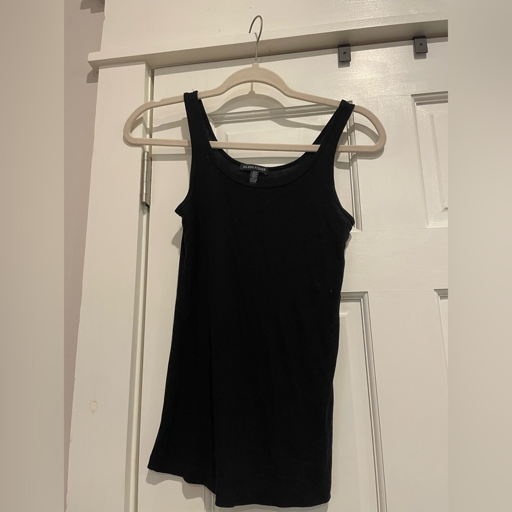 Eileen Fisher Black Tank Top
